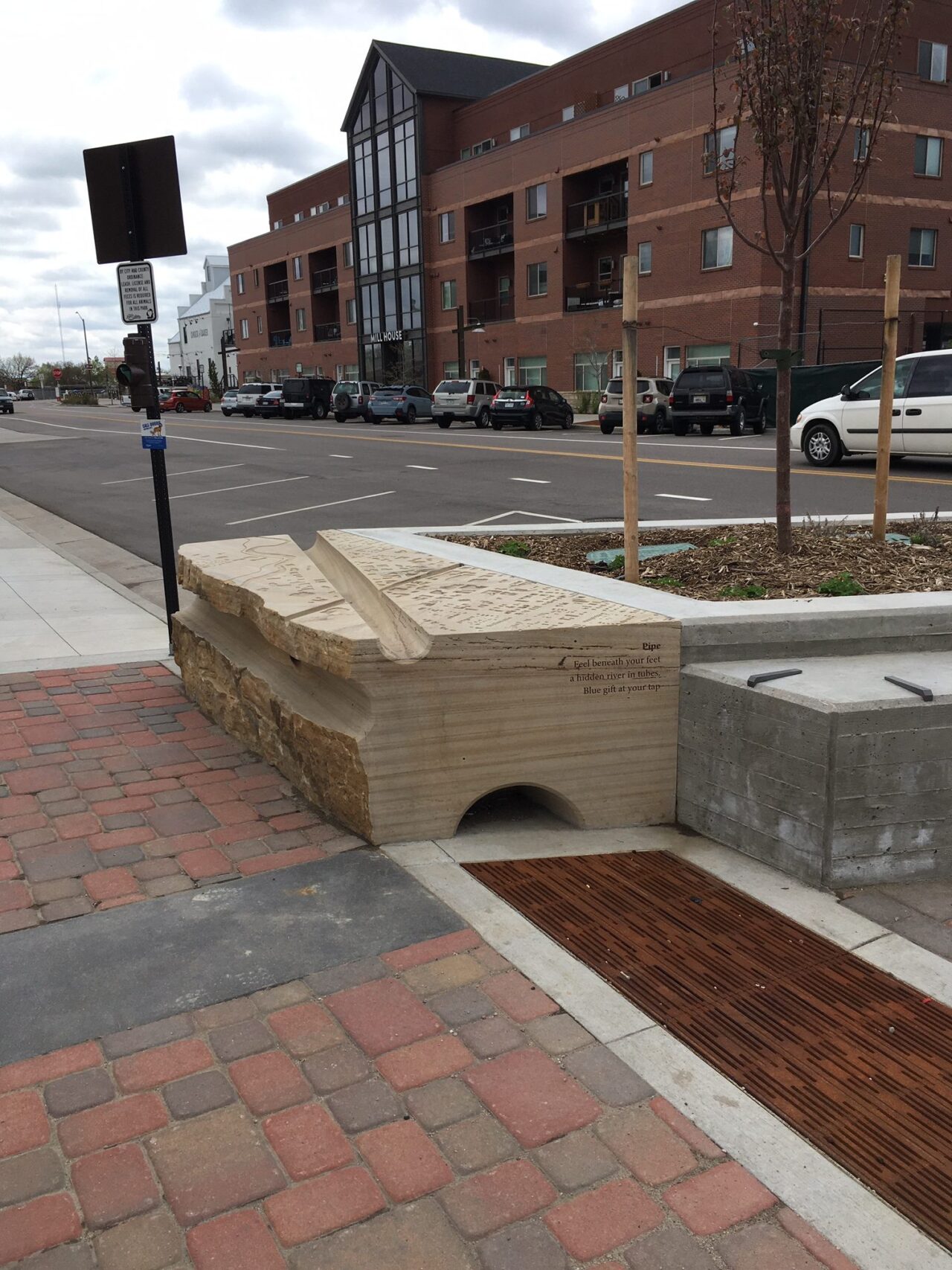 The wayside of Conveyance representing pipes.