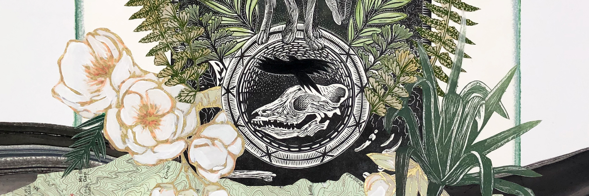 Detail of Johanna Mueller's print.