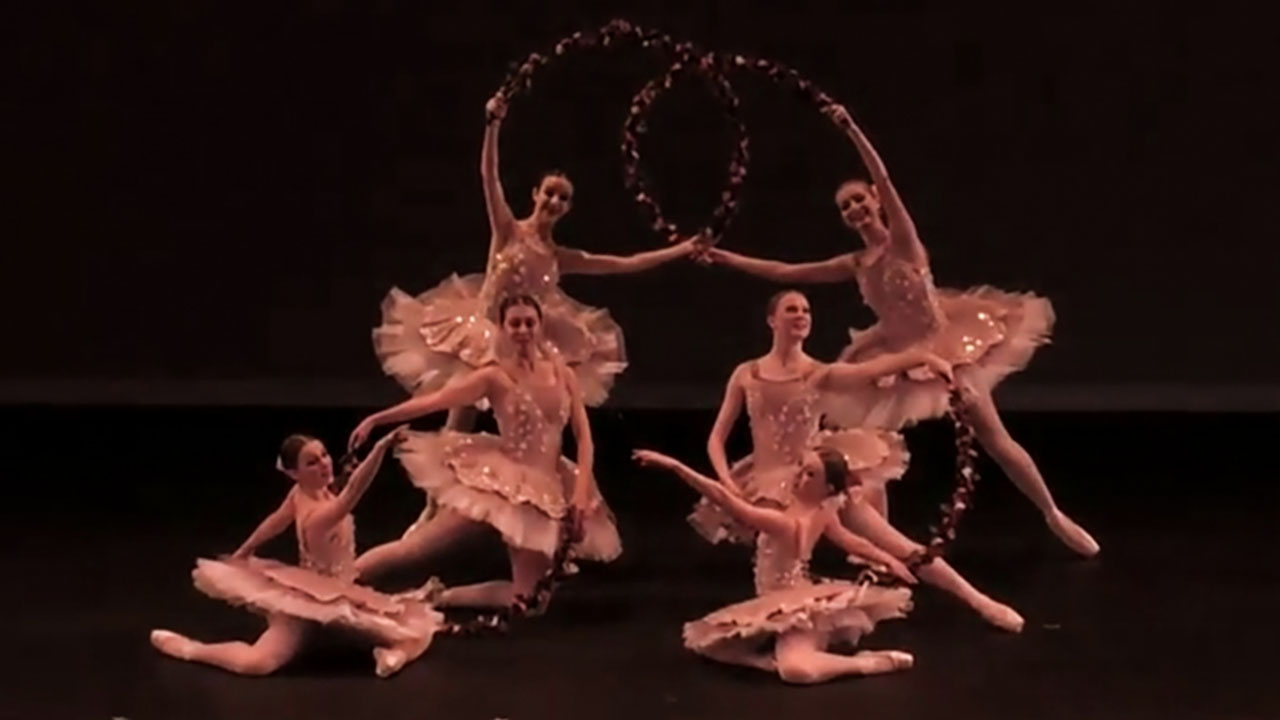 ballerinas dancing on stage