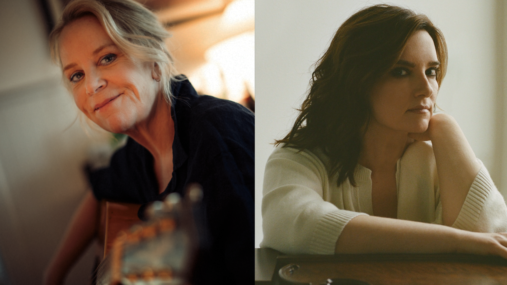 Photos of Mary Chapin Carpenter and Brandy Clark.