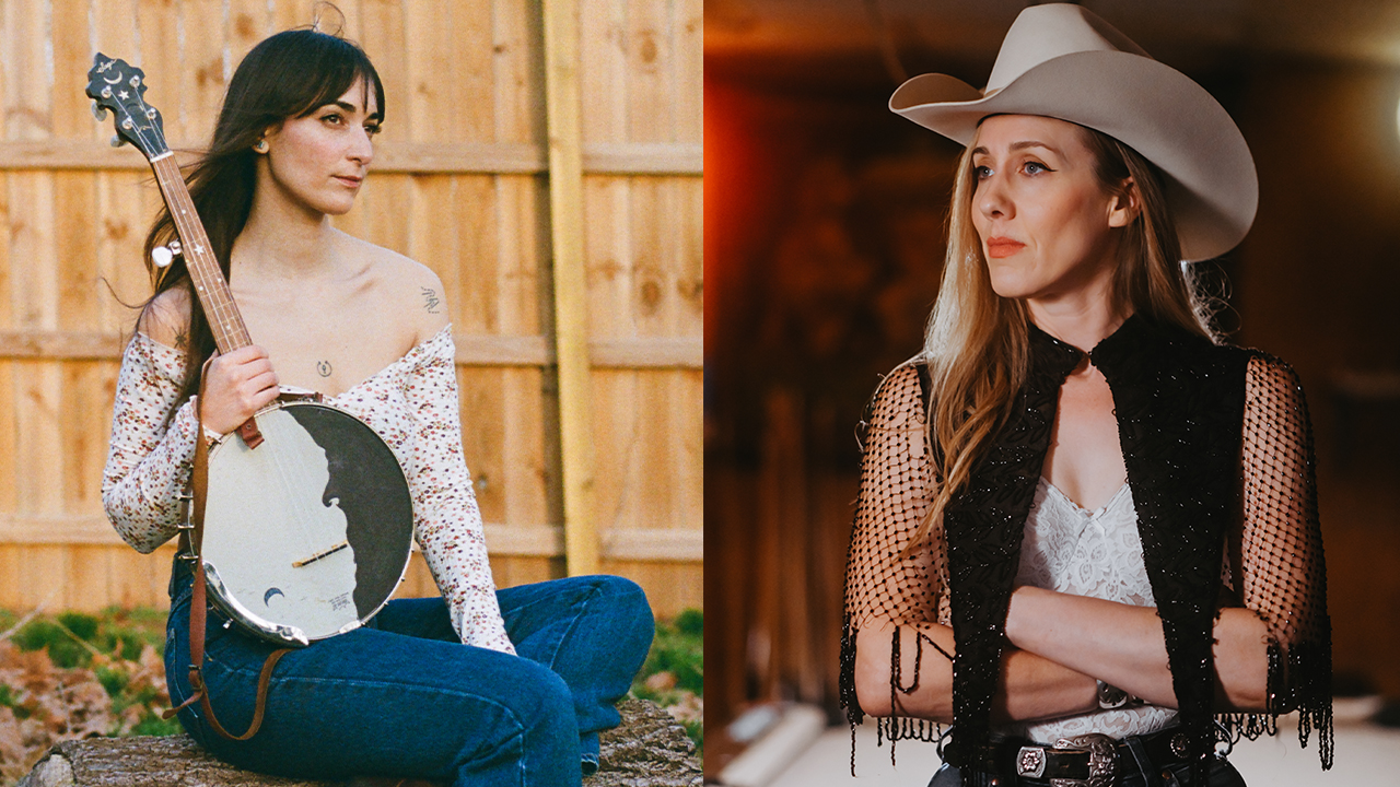 Headshots of Brennan Leigh and Christina Vane