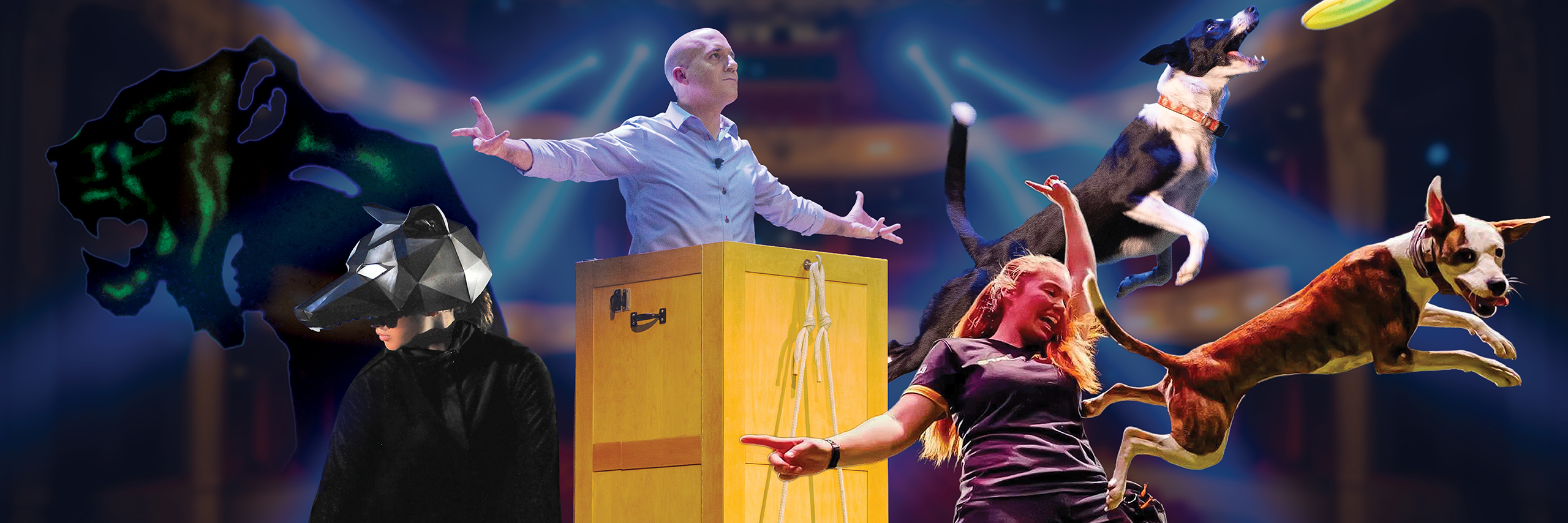 A graphic featuring images from the 26-27 Imagination Series shows