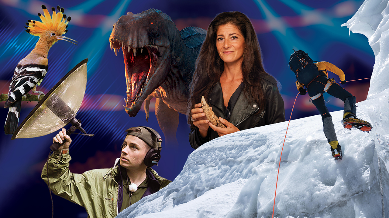 A graphic featuring images from the 26-27 National Geographic Live series